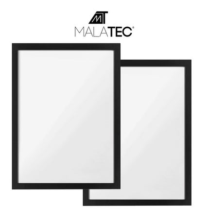 Malatec Magnetische Wissellijst - 30 x 40 cm - 2 Stuks - Zwart