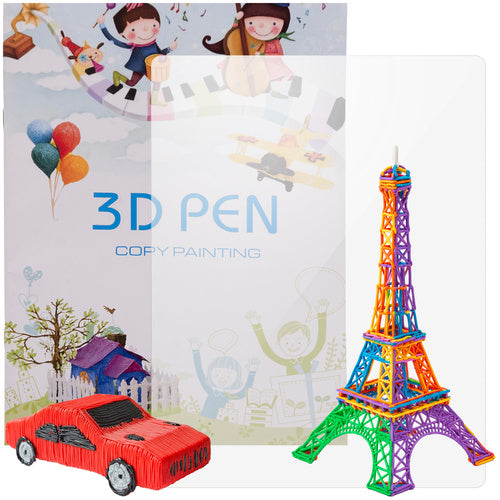 Maaleo 3D Pen Sjabloonboek - 40 Patronen - Inclusief Plexiglas Platform