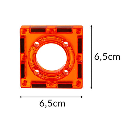 Iso Trade Magnetische Bouwstenen - 110 Delig - Ballenbaan met LED