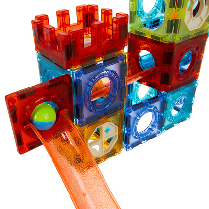 ISO Trade Magnetische Bouwstenen - 96 Delig - Ballenbaan Set