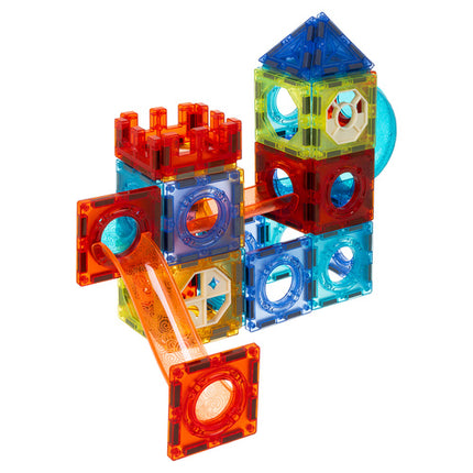 ISO Trade Magnetische Bouwstenen - 96 Delig - Ballenbaan Set