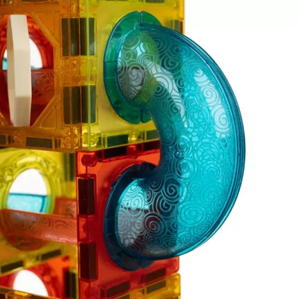 Kruzzel Magnetische Knikkerbaan - 77-delig - Inclusief Lichtgevende Elementen