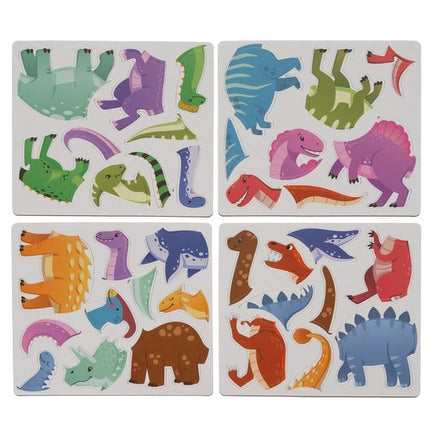 Kruzzel Magnetische Dinosaurus Puzzel - 36-delig in Boekvorm