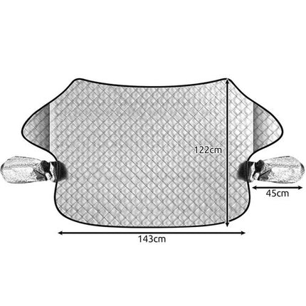 Xtrobb Magnetische Voorruitcover - Anti-Vorstmat - 143 x 122 cm