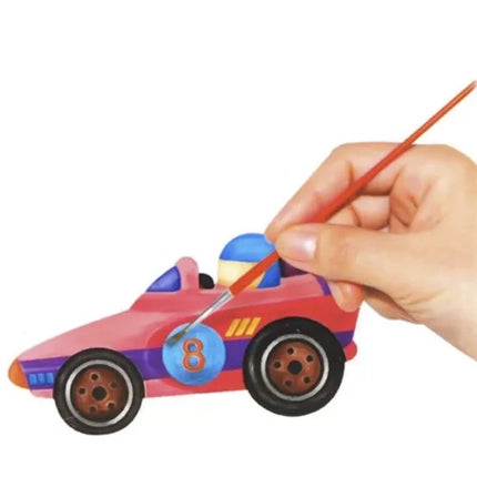 Kruzzel DIY Magneetset - Auto's - Creatieve Knutselset voor Kinderen