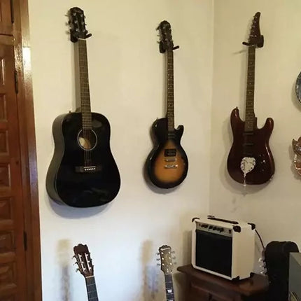 Malatec Gitaarhouder - Wandhanger - Universeel - Voor Gitaar & Bas