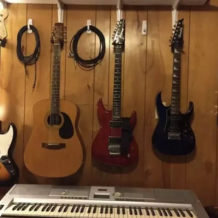 Malatec Gitaarhouder - Wandhanger - Universeel - Voor Gitaar & Bas