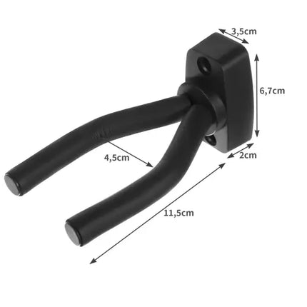 Malatec Gitaarhouder - Wandhanger - Universeel - Voor Gitaar & Bas