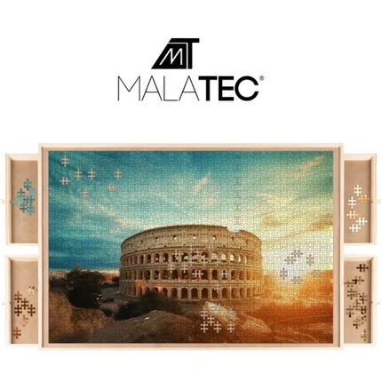 Malatec Puzzelbord met 4 Lades - Voor 1500 Stukjes - 89 x 69 cm