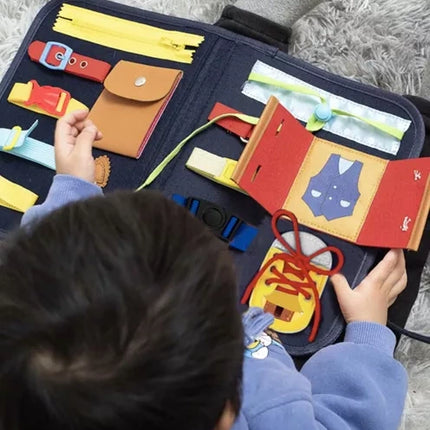 Kruzzel Manipulatiebord Tas - Educatief Sensorisch Speelgoed