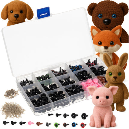 Maaleo Mascot Eyes - 560-Delige Reparatiekit voor Knuffels