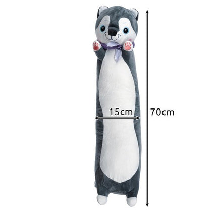 Kruzzel Pluche Hond Knuffel - 70 cm - Zacht Knuffelkussen