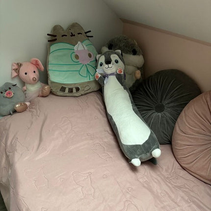 Kruzzel Pluche Hond Knuffel - 70 cm - Zacht Knuffelkussen