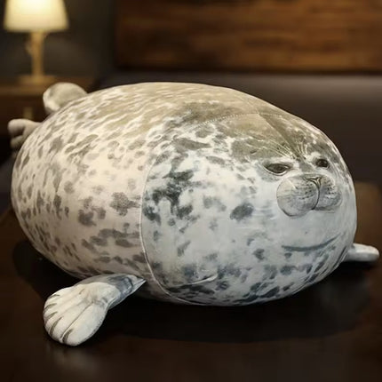 Kruzzel Pluche Zeehond Knuffel - 52 cm - Zacht Knuffelkussen