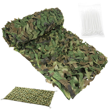 Gardlov Camouflagenet - 2 x 3 m - Inclusief 100 Kabelbinders - Woodland