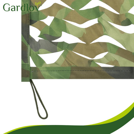 Gardlov Camouflagenet - 2 x 5 m - Inclusief 100 Kabelbinders - Woodland