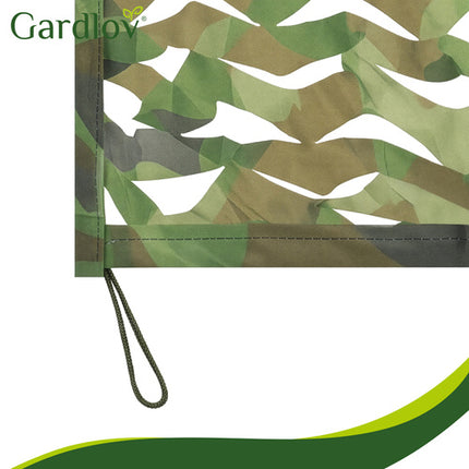 Gardlov Camouflagenet - 3 x 6 m - Inclusief 100 Kabelbinders - Woodland