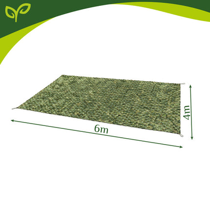 Gardlov Camouflagenet - 4 x 6 m - Inclusief 100 Kabelbinders - Woodland