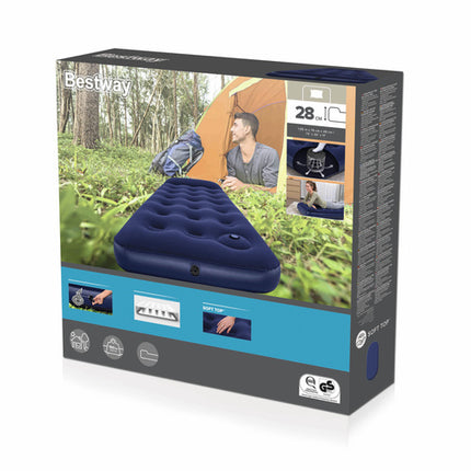 Bestway Eenpersoons Luchtbed - Met Ingebouwde Pomp - 185 x 76 x 22 cm