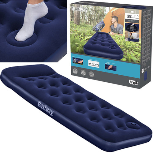 Bestway Eenpersoons Luchtbed - Met Ingebouwde Pomp - 185 x 76 x 22 cm