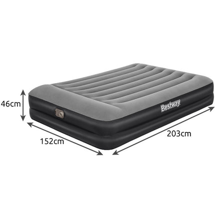 Bestway Tweepersoons Luchtbed - Met Ingebouwde Pomp - 203 x 152 x 46 cm