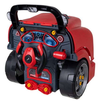 Iso Trade Monteurset - Auto met Motorblok - Educatief Speelgoed