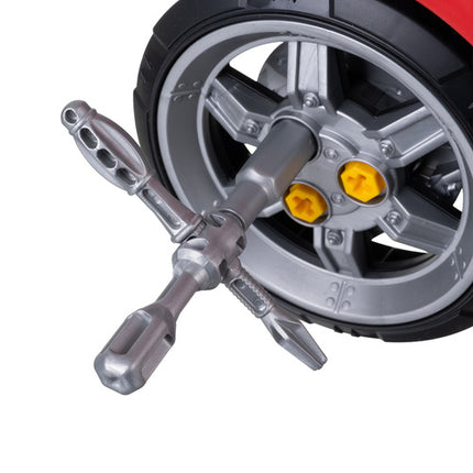 Iso Trade Monteurset - Auto met Motorblok - Educatief Speelgoed
