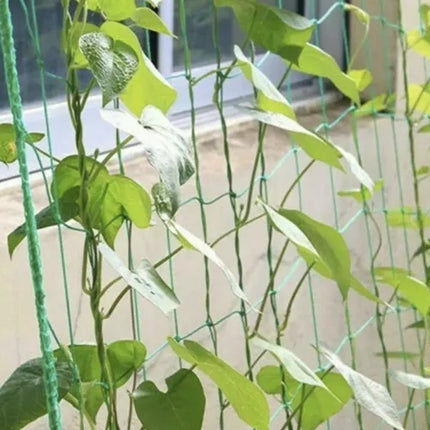 Gardlov Klimplantennet - 2 x 10 meter - Groen - Stevig Steunnet