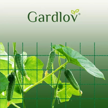 Gardlov Klimplantennet - 2 x 10 meter - Groen - Stevig Steunnet