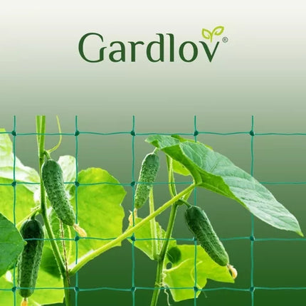 Gardlov Klimplantennet - 2 x 20 meter - Groen - Stevig Steunnet