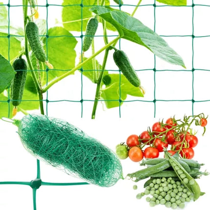 Gardlov Klimplantennet - 2 x 20 meter - Groen - Stevig Steunnet