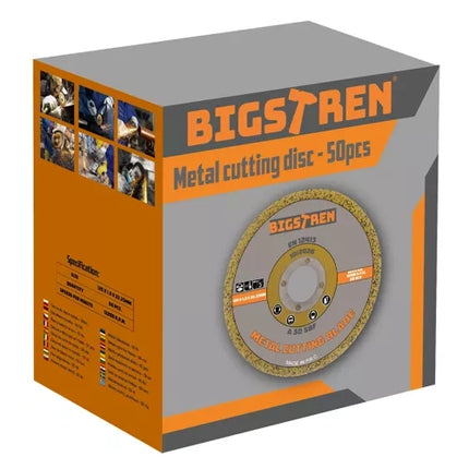 Bigstren Metaal Doorslijpschijven - 125 mm - 50 stuks - 1,0 mm