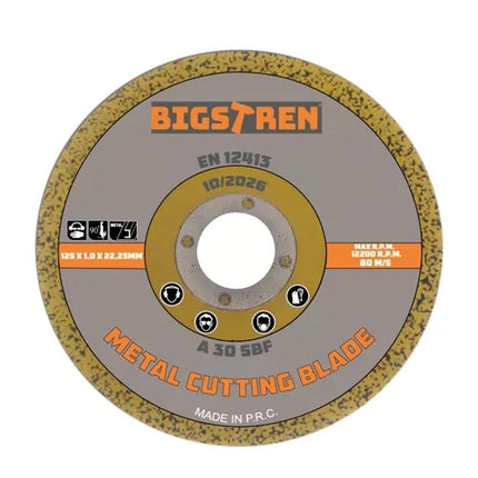 Bigstren Metaal Doorslijpschijven - 125 mm - 50 stuks - 1,0 mm