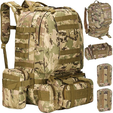 Trizand Militaire Rugzak - 48,5 Liter - Camo - XL Survivaltas