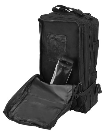 Trizand Militaire Rugzak XL - 35 Liter - Zwart - 47 x 28 x 27 cm