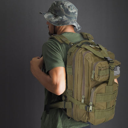 Trizand Militaire Rugzak XL - 35 Liter - Groen - 47 x 28 x 27 cm