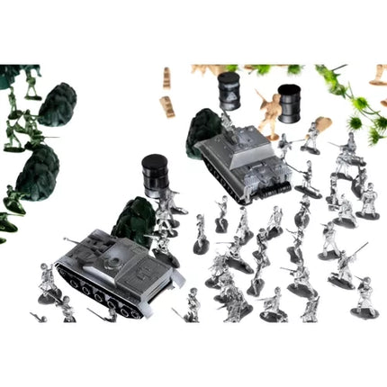 Kruzzel Militaire Basis Speelset - 300-delig - Inclusief Opbergtas