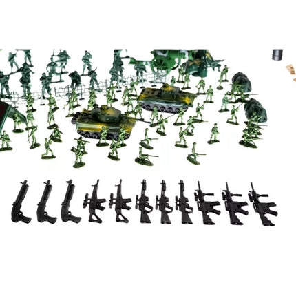 Kruzzel Militaire Basis Speelset - 300-delig - Inclusief Opbergtas