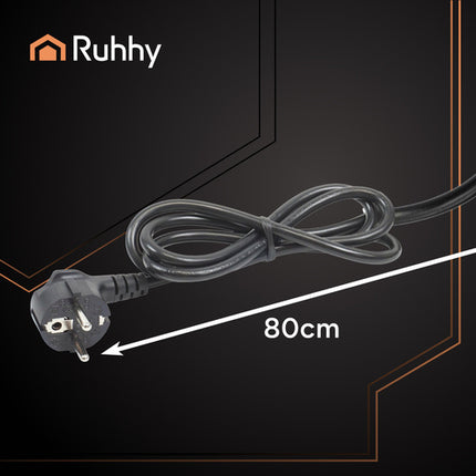 Ruhhy Elektrische Melkopschuimer - 400W - 350ml - Zwart