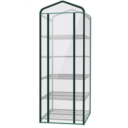 Malatec Mini Foliekas - 5 Planken - 195 x 70 x 50 cm - Groen