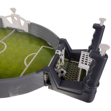 Kruzzel Mini Tafelvoetbalspel - Compact Voetbalset - 2 Spelers