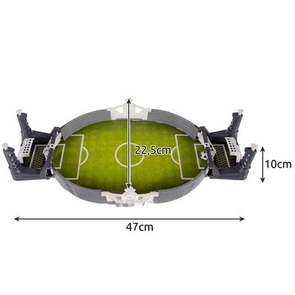 Kruzzel Mini Tafelvoetbalspel - Compact Voetbalset - 2 Spelers