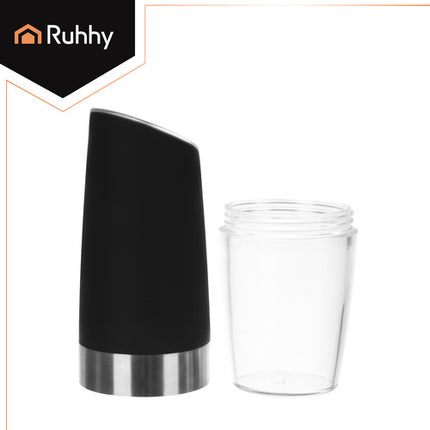 Ruhhy Elektrische Zwaartekracht Peper- en Zoutmolen Set – 2 Stuks – Met LED-Verlichting