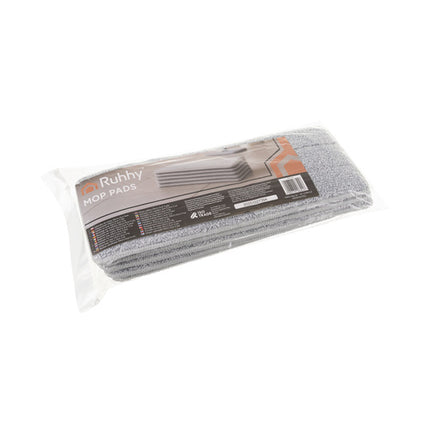 Ruhhy Vlakmop Vervangingsdoek - 33 x 11,5 cm - 5 Stuks - Grijs