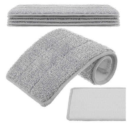 Ruhhy Vlakmop Vervangingsdoek - 33 x 11,5 cm - 5 Stuks - Grijs