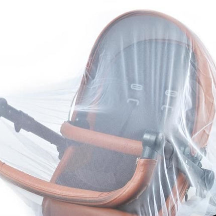 Kruzzel Universeel Muskietennet voor Kinderwagen - Wit - 100% Polyester