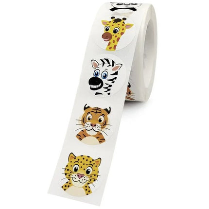 Kruzzel Beloningsstickers voor Kinderen - 500 Stuks - Op Rol