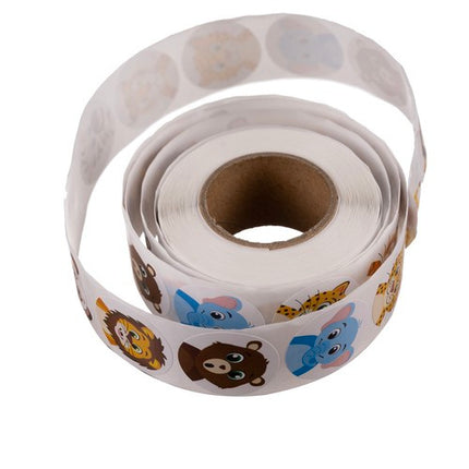 Kruzzel Beloningsstickers voor Kinderen - 500 Stuks - Op Rol