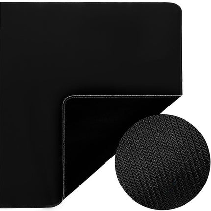 Izoxis Muis- en Toetsenbordmat XXL - 90 x 45 cm - Antislip - Zwart