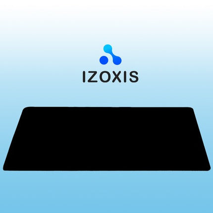 Izoxis Muis- en Toetsenbordmat XXL - 90 x 45 cm - Antislip - Zwart